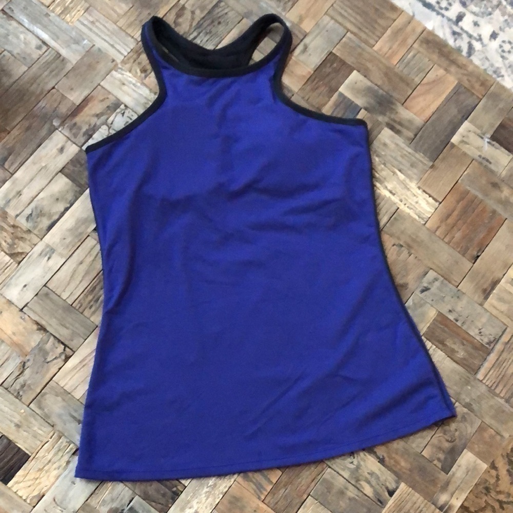 Fabletics Neve Tank Purple Black